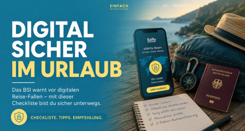 sicher im urlaub, einfach aussteigen der auswanderer podcast